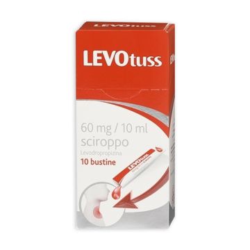Levotuss sciroppo 60mg/10ml 10 bustine Levotuss sciroppo 60mg/10ml 10 bustine