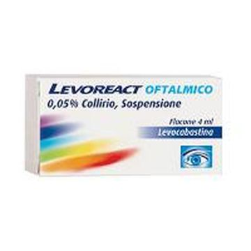 Levoreact Oftalmico 0,05% Collirio 4 ml