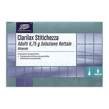 Clarilax stitichezza adulti 6,75 g soluzione rettale