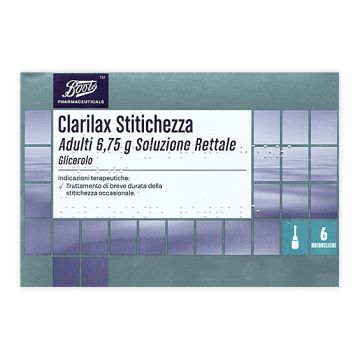 Clarilax stitichezza adulti 6,75 g soluzione rettale
