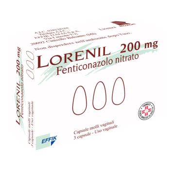 Lorenil 3capsule Molli Vag 200mg