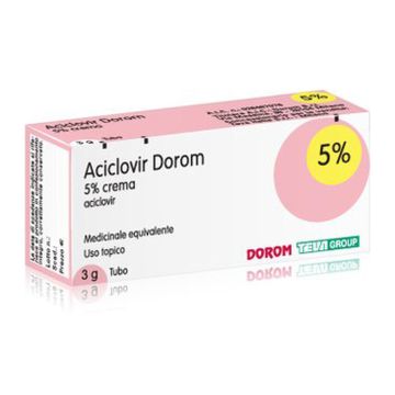 Aciclovir crema  3g 5% dorom