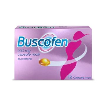 Buscofen 200 mg Ibuprofene Analgesico 12 Capsule Molli