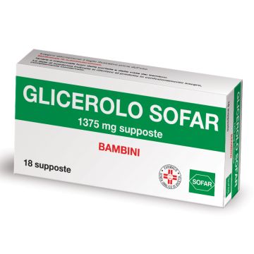 Glicerolo Sofar 1375 mg Supposte Bambini