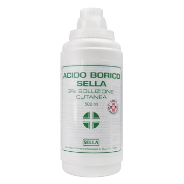 Acido borico sella 3% soluzione cutanea