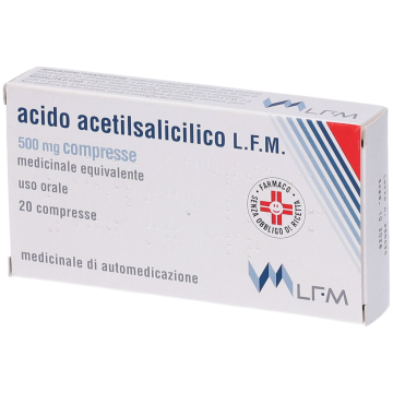 Acido acetilsalicilico l.f.m. 500 mg compresse