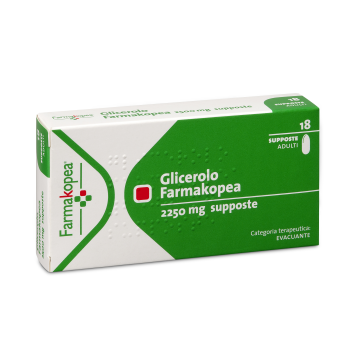 Glicerolo farmak adulti 2,250 g supposte 18 supposte