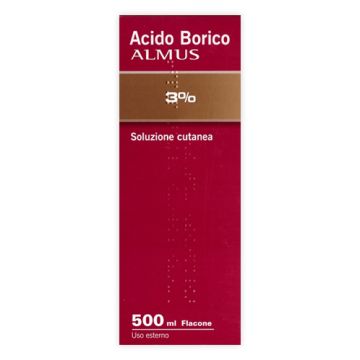 Acido borico almus 3% unguento  acido borico almus 3% soluzione cutanea
