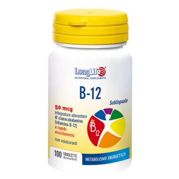 Longlife B12 50mcg 100 Compresse