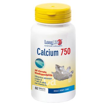 Longlife calcium 750mg 60 Tavolette