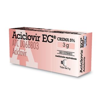 Aciclovir crema  3g 5% eg