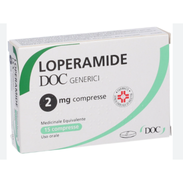 Loperamide Doc Generici 2 mg Diarrea 15 Compresse