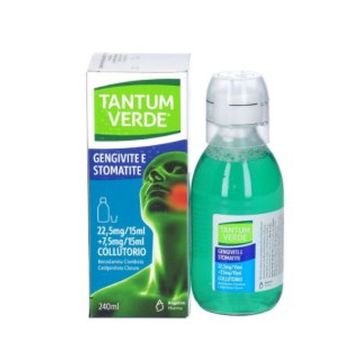 Tantum Verde Bocca Collutorio Benzidamina Cloridrato 240 ml