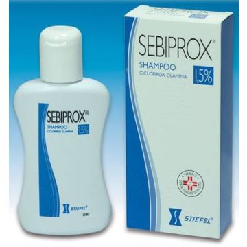 Sebiprox 1,5% ciclopirox olamina shampoo dermatite seborroica 100ml Sebiprox 1,5% ciclopirox olamina shampoo dermatite seborroica 100ml