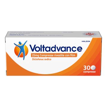 Voltadvance 25 mg compresse rivestite con film  voltadvance 25 mg polvere per soluzione orale  diclofenac sodico