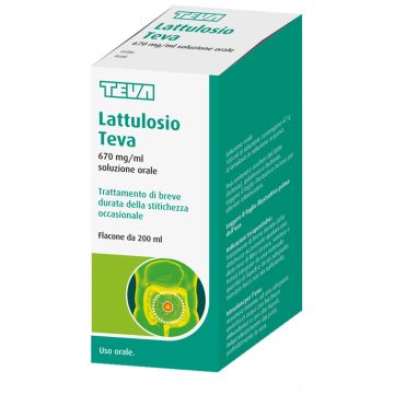 Lattulosio Sciroppo 200ml teva