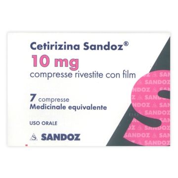Cetirizina 10mg 7 Compresse Sandoz