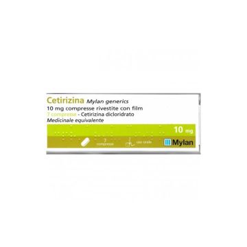 Cetirizina Mylan Generics 10 mg 7 Compresse