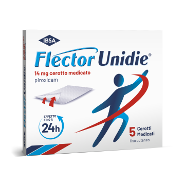 Flector unidie 14 mg, cerotto medicato  piroxicam