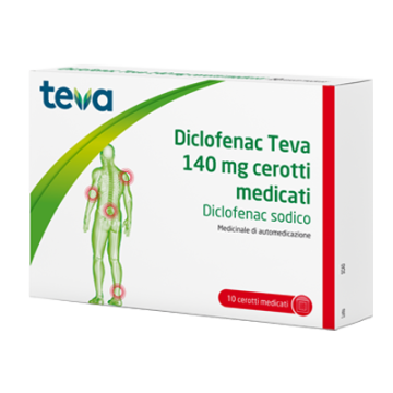 Diclofenac 140 mg 10Cerotti medicati