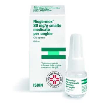 Niogermox 80 mg/g Smalto Medicato Unghie 6,6 ml