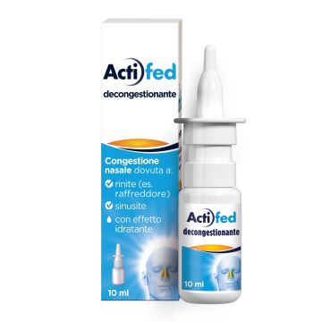 Actifed Decongestionante Spray Nasale 1mg/1ml Naso Chiuso 10 ml