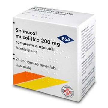 Solmucol mucolitico 100 mg compresse orosolubili solmucol mucolitico 200 mg compresse orosolubili acetilcisteina Solmucol mucolitico 100 mg compresse orosolubili solmucol mucolitico 200 mg compresse orosolubili acetilcisteina