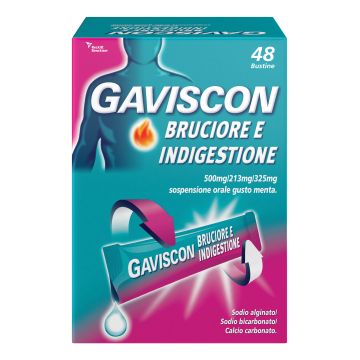 Gaviscon Bruciore e Indigestione per il benessere Intestinale 48 Bustine