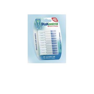 Plakkontrol Brush & Clean Scovolini Spazzi Stretti 40 Pezzi