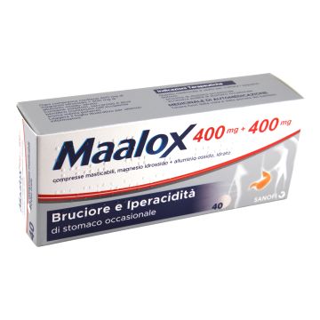 400 mg + 400 mg compresse masticabili 40 compresse