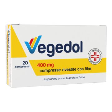 Vegedol 400 mg compresse rivestite con film  ibuprofene come ibuprofene lisina