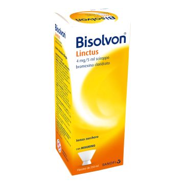 Bisolvon linctus 4 mg/5 ml sciroppo - gusto cioccolato-ciliegia bromexina cloridrato