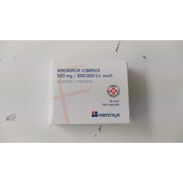 Macmiror complex   500 mg/200.000 u.i. ovuli vaginali   nifuratel e nistatina