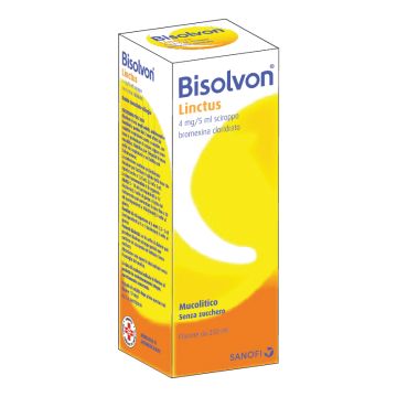 Bisolvon linctus  4 mg/5 ml sciroppo - gusto cioccolato - ciliegia  bromexina cloridrato