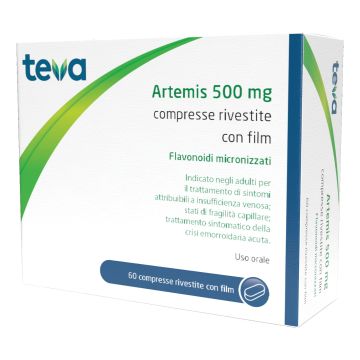 Artemis 60 Compresse Rivestite 500 Mg