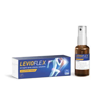 Levioflex 40 mg/ml spray cutaneo, soluzione  diclofenac sodico