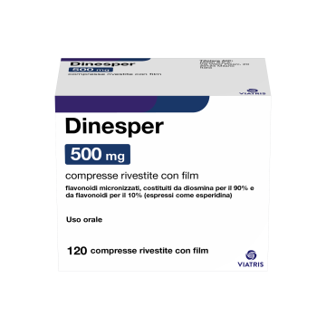 Dinesper 500 mg compresse rivestite con film 120 compresse in blister al/pvc