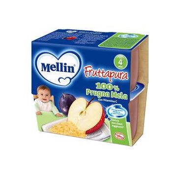 Mellin fr.pura prug/mela4x100g