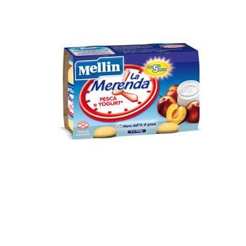 Mellin Merenda Yogurt Pesca 2x120g