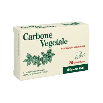 Carbone vegetale 75 compresse viti