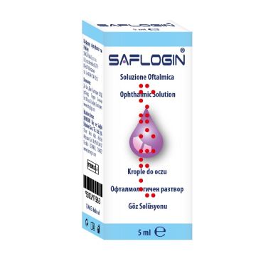 Saflogin Soluzione Oftalmica Lubrificante Lenitiva 5 Ml Ce 0373