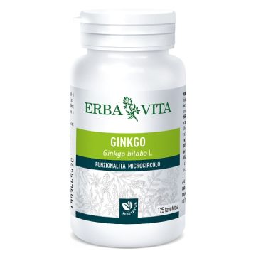 Erba vita ginkgo biloba integratore alimentare 125 tavolette