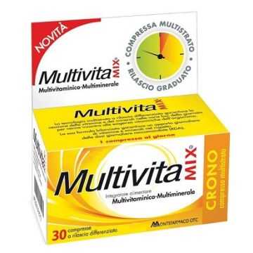 Multivitamix Crono 30 Compresse Senza Zuccheri