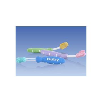 Nuby set educazione Dentifricio 3 spazzolini