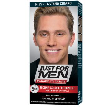 Just For Men Shampoo Colorante Castano Chiaro 30ml
