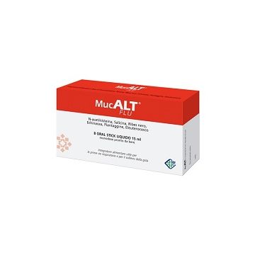 Mucalt flu 8 stick mono 15ml