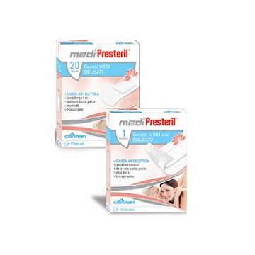 Cerotto medipresteril cerotti delicati assortiti 4 formati 20 pezzi