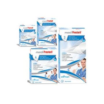 Medicazione Post Operatoria Medipresteril Impermeabile 7,5 X10 Cm 4 Pezzi