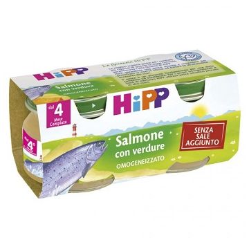 Hipp omog salmone/verd2x80