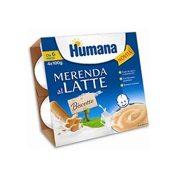 Humana merenda bisc 4x100g
